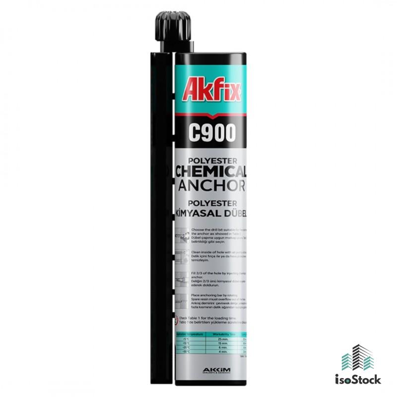 Akfix C900  Ancoră chimică poliester pentru fixări structurale, 300 ml