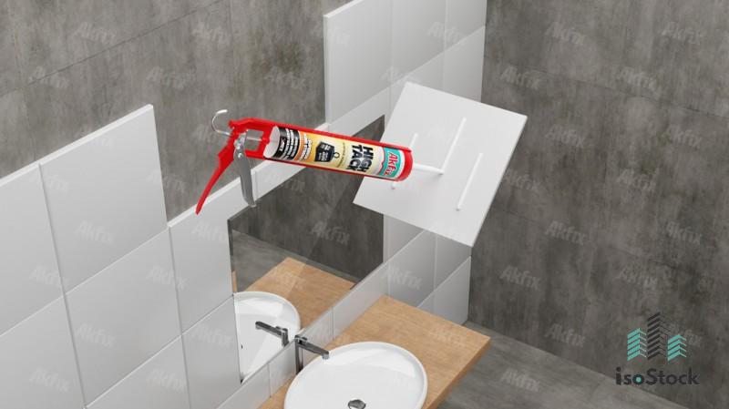 Akfix High Tack Adeziv cu fixare rapidă, alb, 290ml