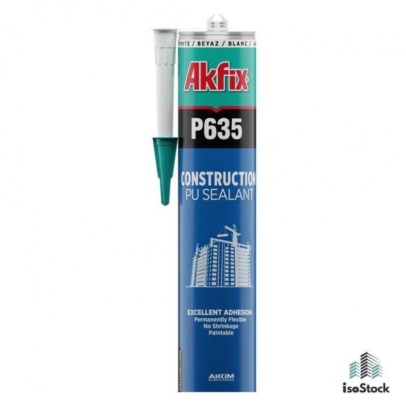 Akfix P635 Silicon etanșant pentru construcții ALB, 310 ml