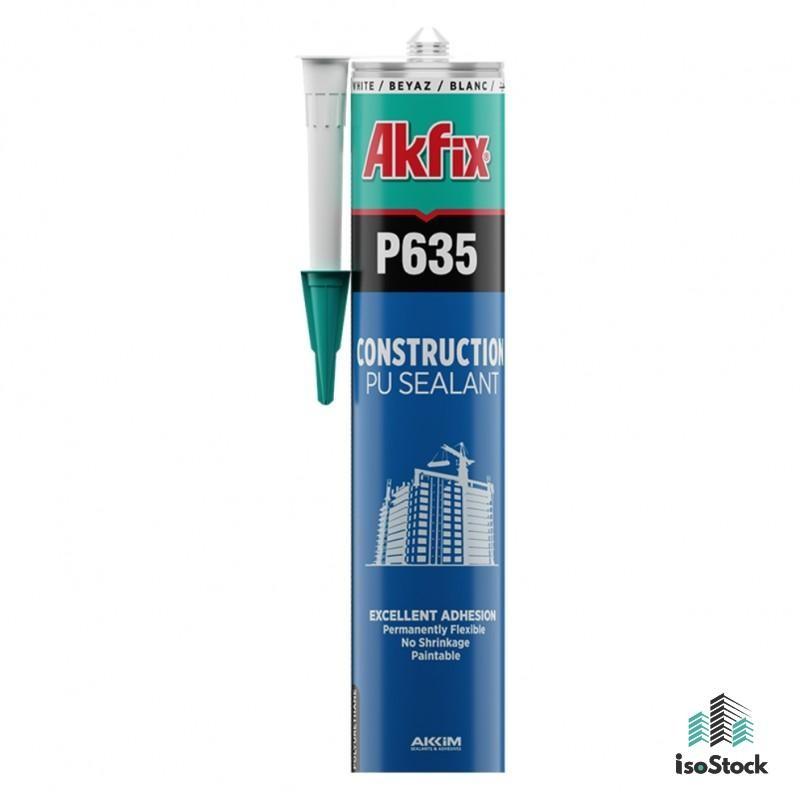Akfix P635 Silicon etanșant pentru construcții NEGRU, 310 ml