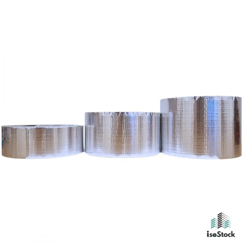 Bandă Adezivă Ranforsată din Aluminiu Termorezistentă 48 mm × 45 m