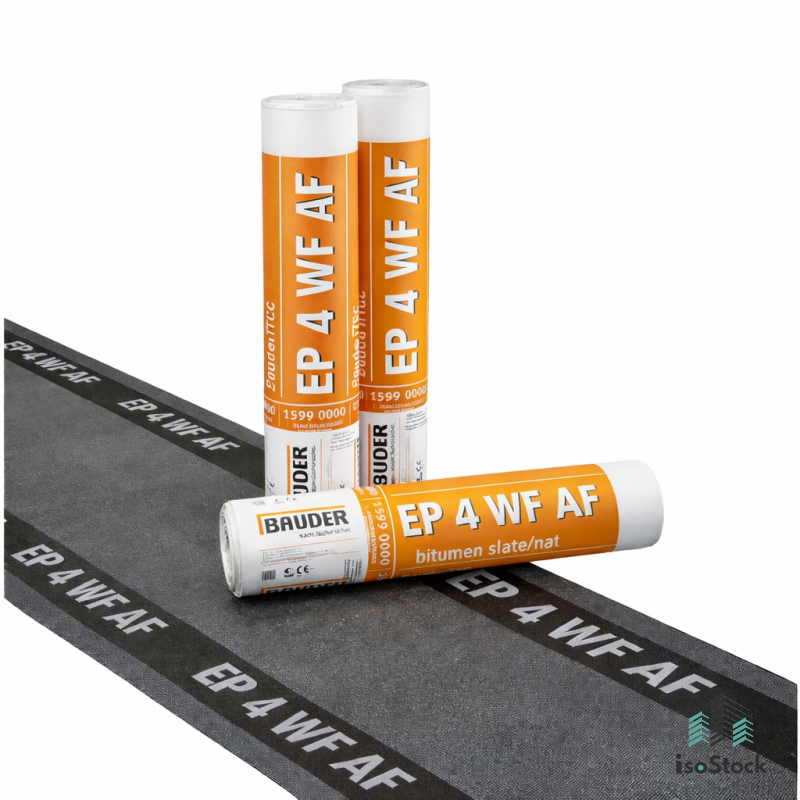 Bauder EP 4 WF AF  Membrană bituminoasă termosudabilă, 4 mm, rolă 8 m²