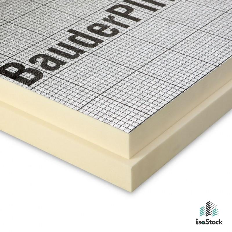 Bauder PIR FA TE F 100 MM, Aluminiu, falț L, 3,6 m²