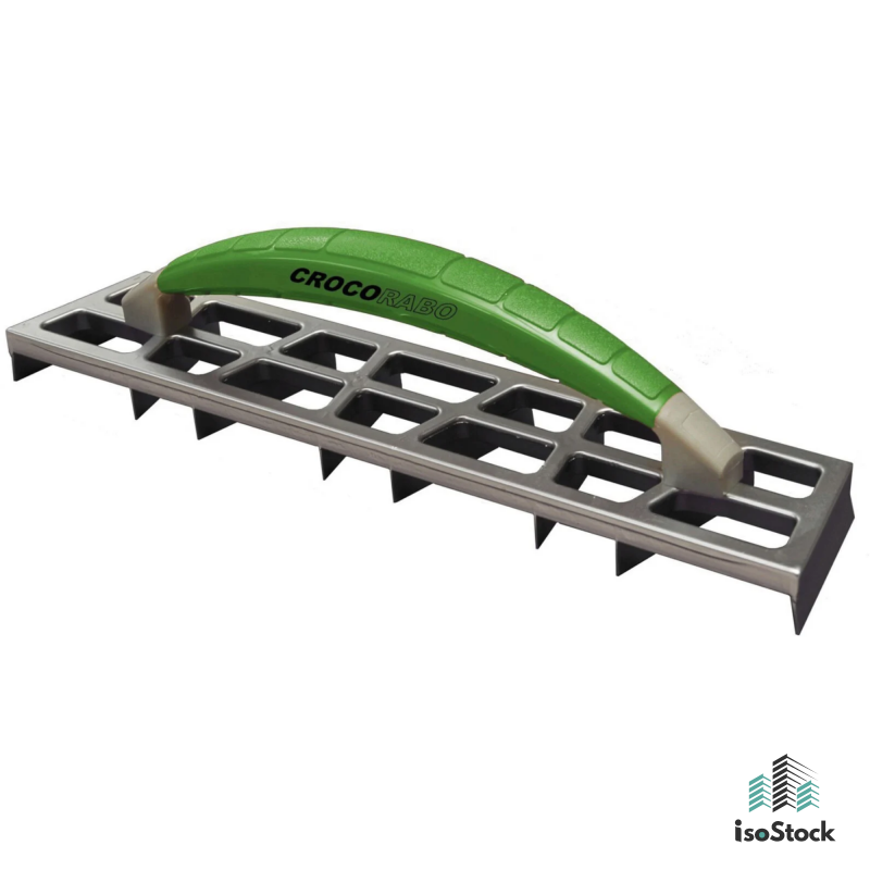 Rabot din aluminiu CROCORABO, 450 × 90 mm, mâner ergonomic