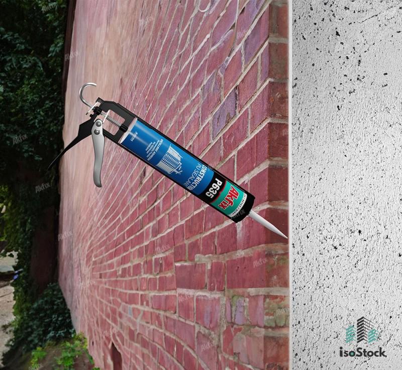 Akfix P635 Etanșant poliuretanic pentru construcții Negru, 600 ml