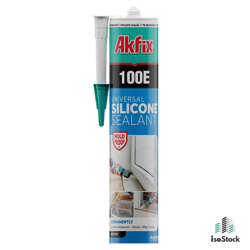 Silicon etanșant universal Akfix 100E gri 280ml