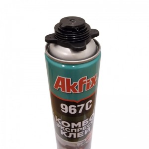 Akfix 967C Adeziv poliuretanic rapid, aplicare cu pai și pistol, 750ml