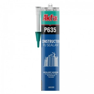 Akfix P635 Silicon etanșant poliuretanic pentru construcții ALB, 310 ml