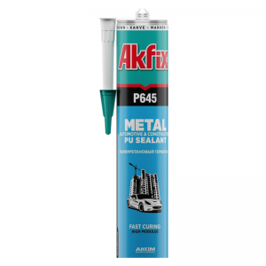 Akfix P645 Silicon etanșant pentru metale, negru 310ml