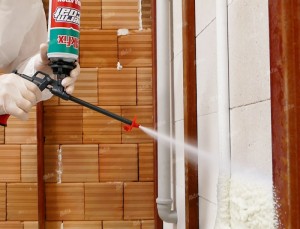 Akfix Thermcoat Spumă poliuretanică termo-fonoizolantă, aplicare cu pistol, 850 ml