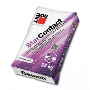 Baumit StarContact White Adeziv și masă de șpaclu albă PREMIUM cu tehnologie GEL, 25 kg