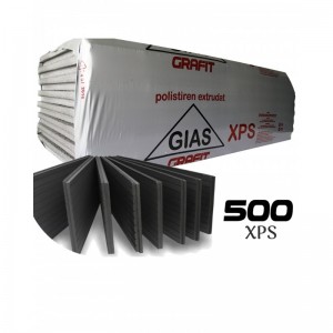 Polistiren extrudat grafitat GIAS XPS500 10cm 2,9mp/bax