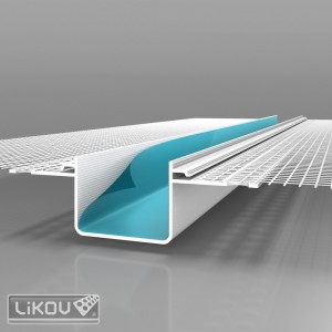 Profil LIKOV PVC pentru rosturi decorative 30x20mm/2.5m