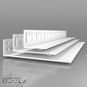 Profil start soclu PVC , elimină punțile termice, 2m