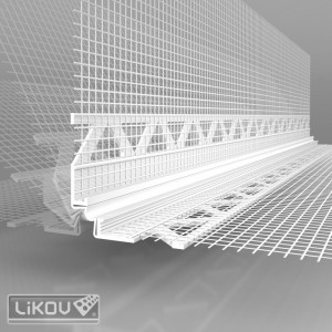 Profil universal pentru rost de dilatație 2D LIKOV, cu plasă, 2,5 m