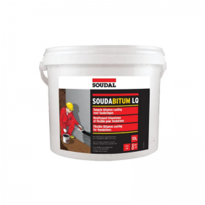 SOUDAL Soudabitum LQ 10L  -  Hidroizolație bituminoasă pentru exteriorul fundației