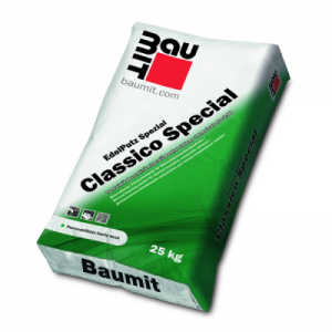 Tencuială decorativă la sac BAUMIT Classico Special 1.5k 25kg