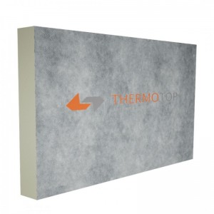 THERMOTOP PIR 30mm, cu membrană difuzie vapori, 2400/1200mm, falț drept, 2.88mp